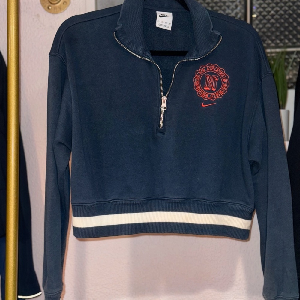Nike Fleece Half Zip Crop sweater